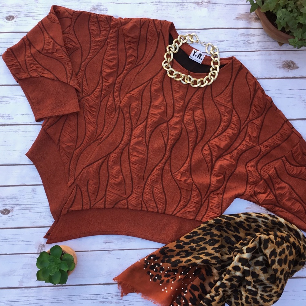 Asymmetrical Tunic Top - European Lagenlook Style